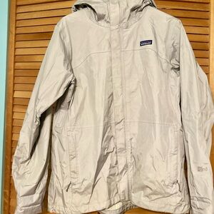 Patagonia Light Tan Hooded Jacket